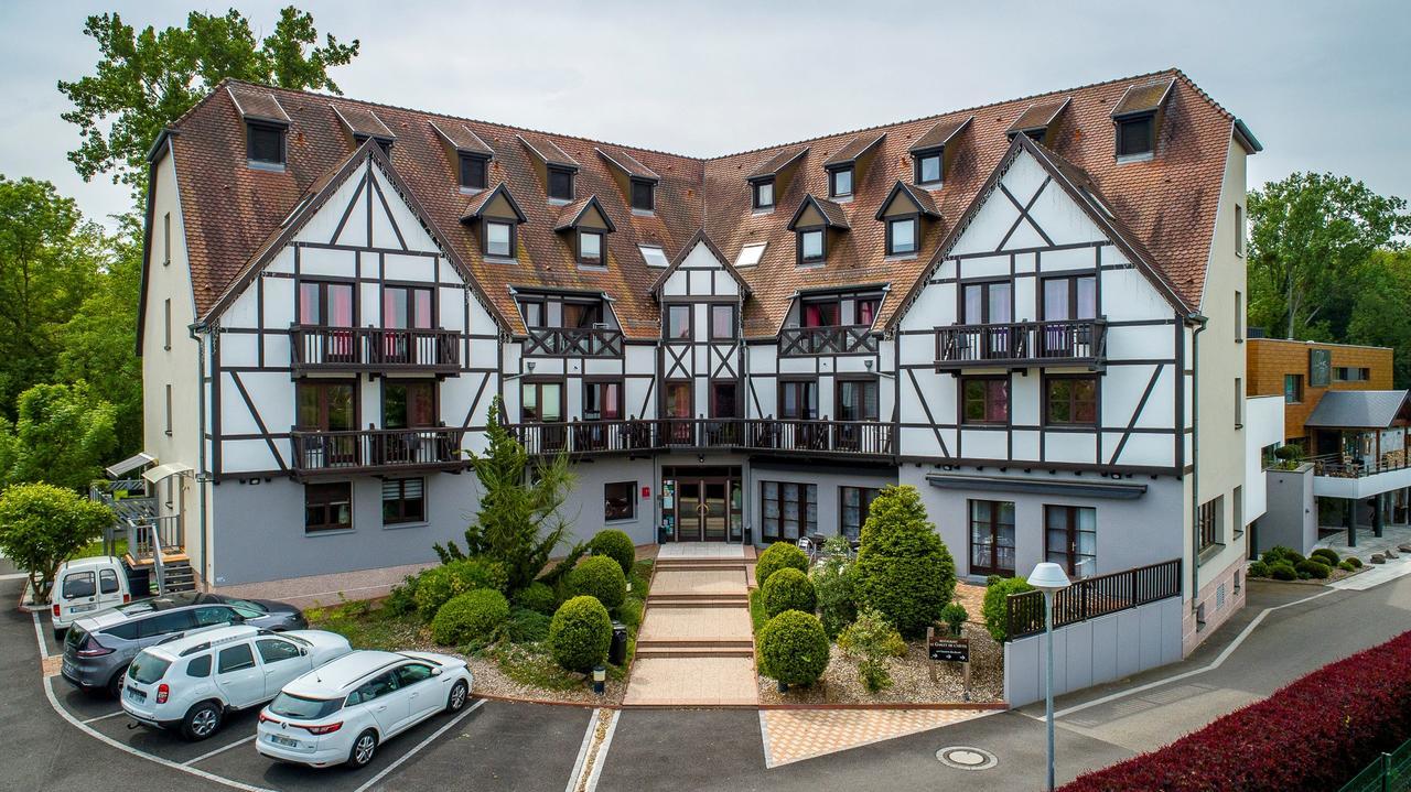 Hotel Restaurant Les Alizes Lipsheim ภายนอก รูปภาพ